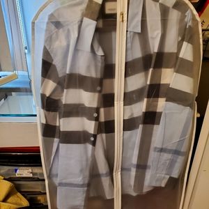 Burberry Check Stretch Cotton Poplin Shirt